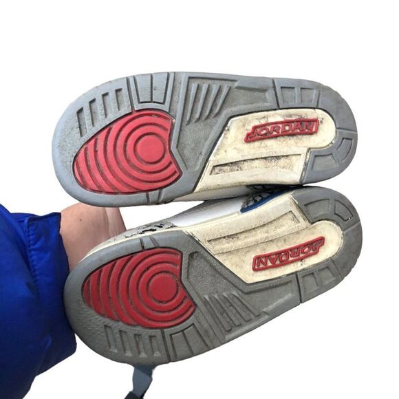 RARE 2010 Air Jordan 3 Retro True Blue Size 8C - Picture 8 of 11